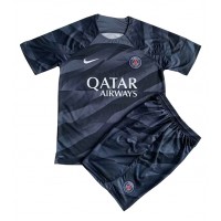 Camiseta Paris Saint-Germain Portero Segunda Equipación Replica 2023-24 para niños mangas cortas (+ Pantalones cortos)